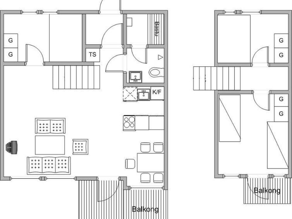 Dählievägen 843B, husdjursfri lägenhet med balkong