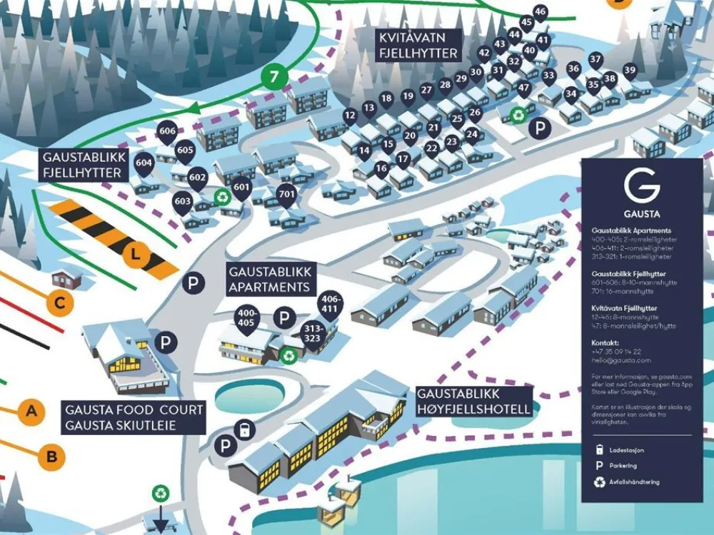 Gaustablikk Fjellhytte 8 personer