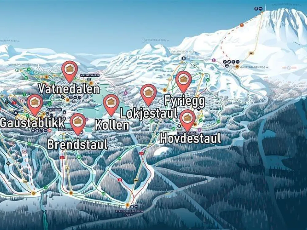 Skipasspaket till Gausta Residence under mittvecka